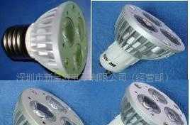 大功率LED 3*1W CREE射燈/燈杯/_燈具照明_世界工廠網中國產品信息庫