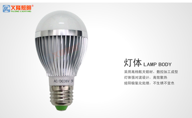 【36vLED燈泡48v12v24vled節能燈低壓球泡機床冷庫夜市地攤礦山應急】價格,廠家,圖片,LED球泡燈,中山市義隆照明-